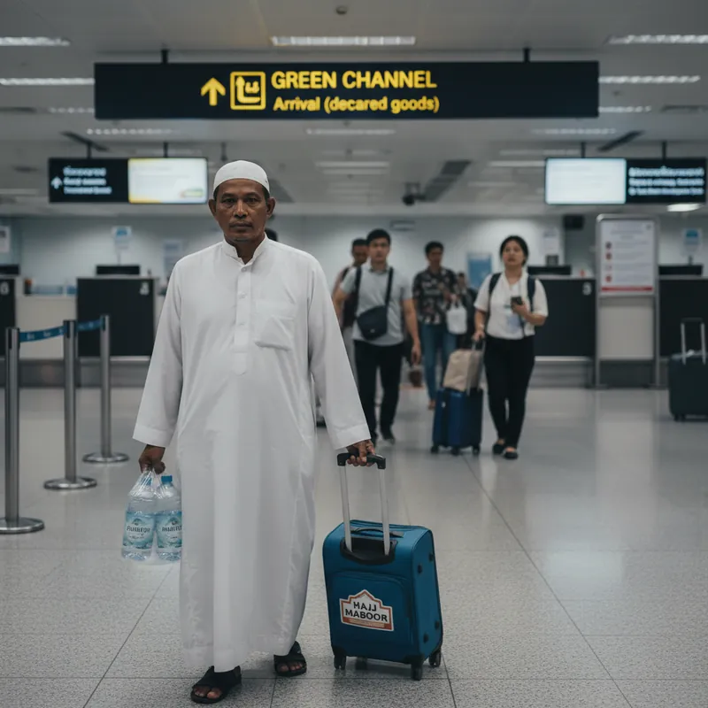 Hajj/Umrah baggage allowance TG/SV/EK + Thai Customs ฿20k rule +