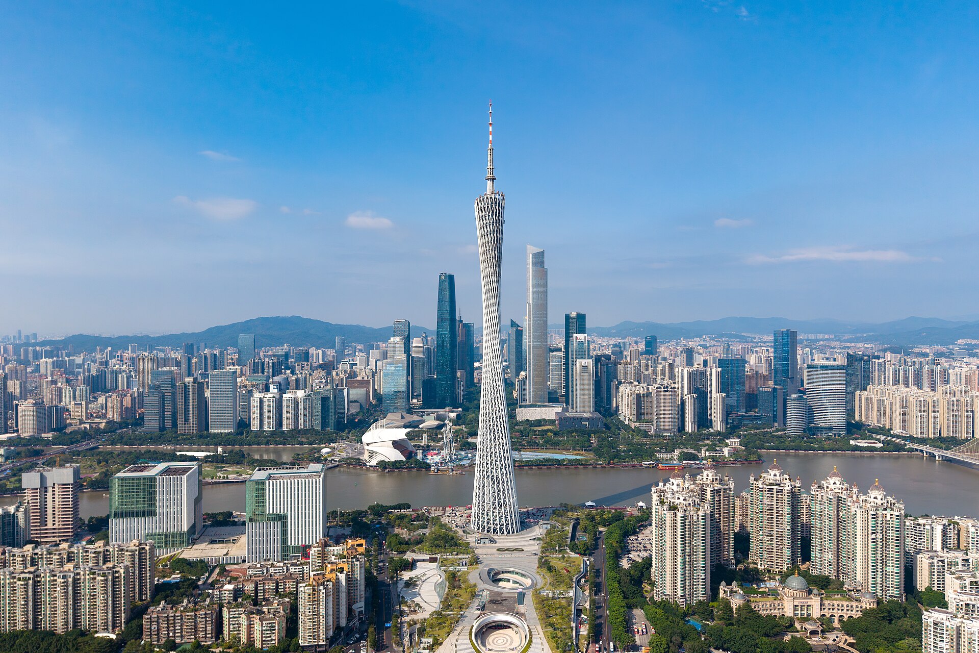 Guangzhou (CAN) — สนามบินคอริดอร์ ASEAN, photo via Wikimedia Commons (media-list scan)